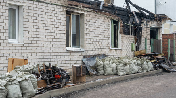 Professional Fire Damage Removal technician working in Glen Arm, MD